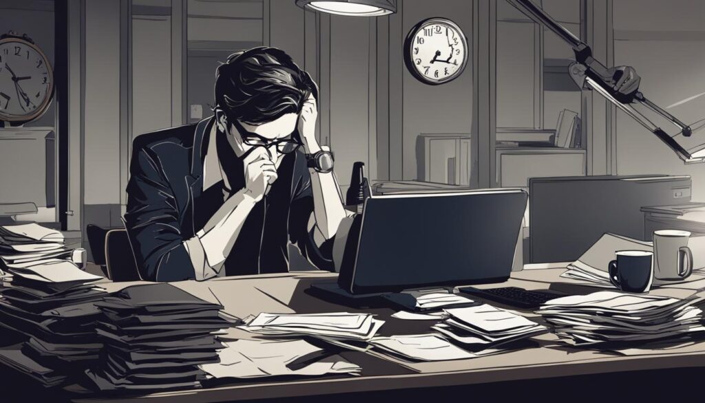 psychological impact of overworking